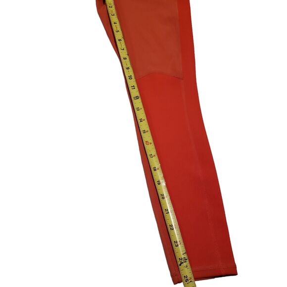 Free People Movement Hearts Aflutter Leggings Size S Orange Hi Rise $78 - Picture 2 of 9